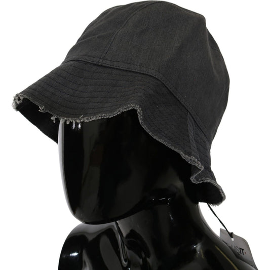Costume National Chic Black Bucket Hat - Timeless Accessory Costume National Black