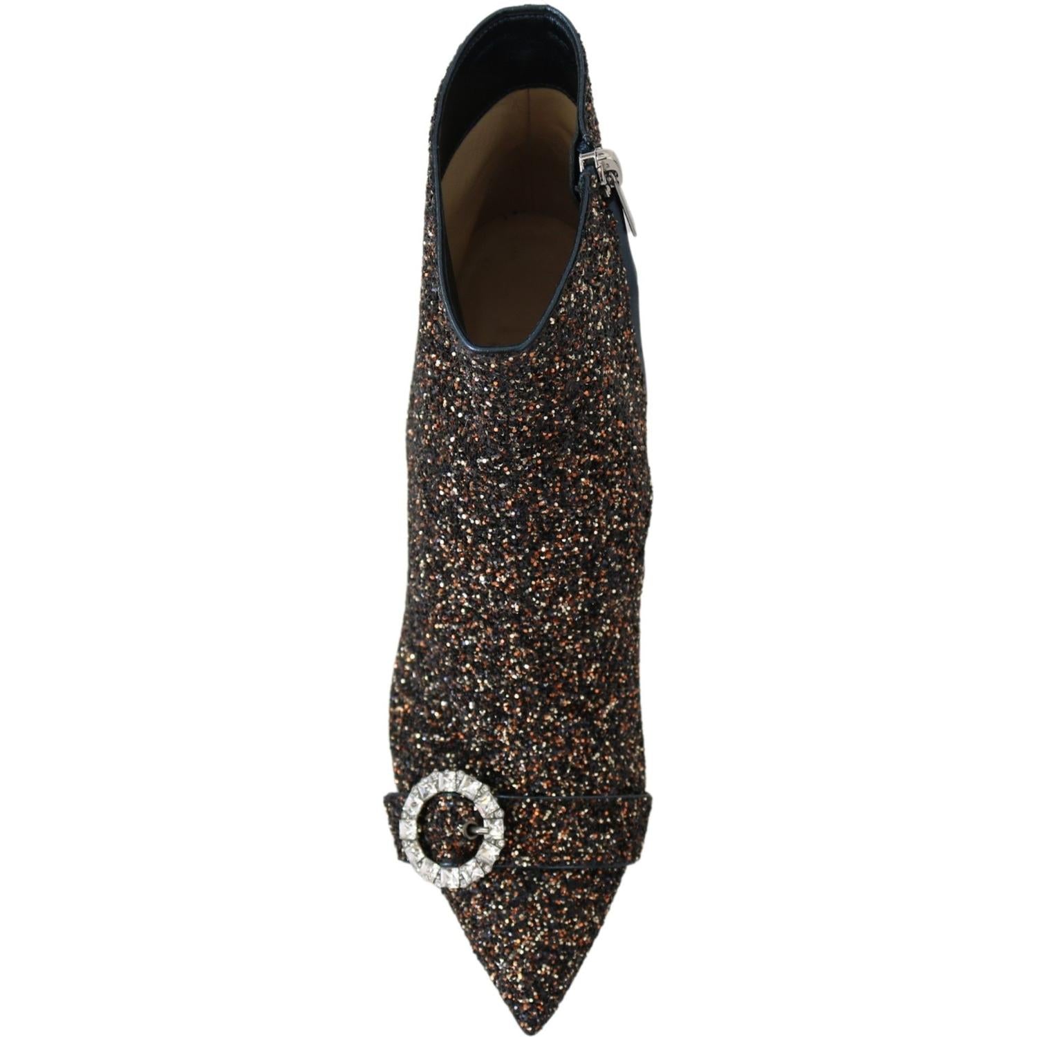 Jimmy Choo Amethyst Mix Hanover Heeled Glitter Boots
