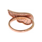 Nialaya Pink Gold 925 Silver Womens Clear CZ Ring SIG19107-4,5