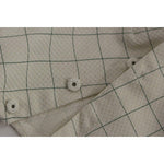 Andrea Incontri White Cotton Checkered Shirt Top GSS10710-1
