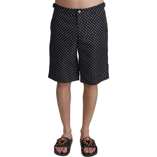 Dolce & Gabbana Polka Dot Elegance Swim Trunks Boxer Dolce & Gabbana Rosy Brown