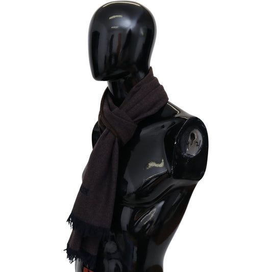 Missoni Elegant Cashmere Unisex Fringed Scarf Missoni Black