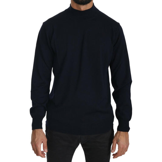 MILA SCHÖN Elegant Dark Blue Pullover Sweater MILA SCHÖN Black