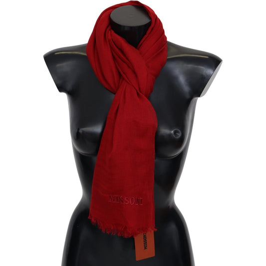 Missoni Luxurious Cashmere Patterned Scarf Missoni Dark Slate Gray
