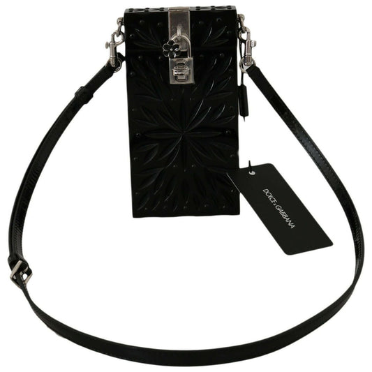 Dolce & Gabbana Exquisite Crystal-Plexi Cigarette Case Holder Dolce & Gabbana Black