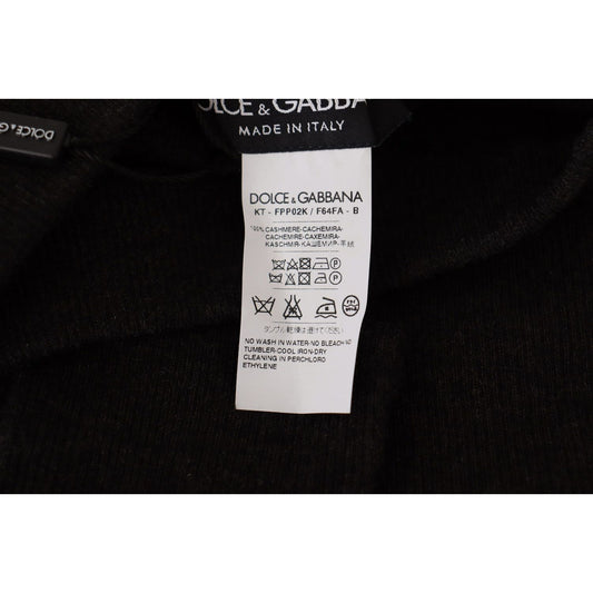 Dolce & Gabbana Elegant Cashmere Gray Tights | Winter Luxury WOMAN UNDERWEAR Dolce & Gabbana Light Gray