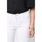 Love Moschino White Cotton Women's Jeans LO-7211-W30