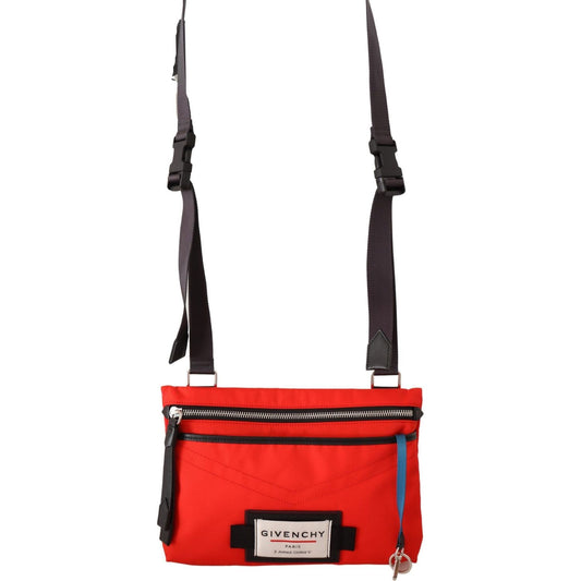 Givenchy Chic Red and Black Downtown Crossbody Bag Crossbody Bag Givenchy Firebrick
