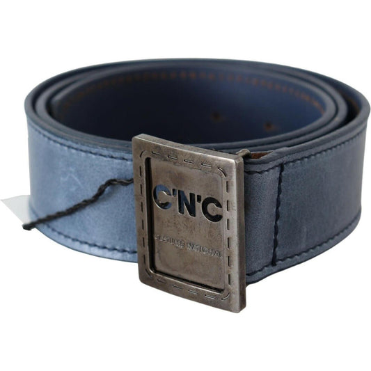 Costume National Elegant Blue Leather Fashion Belt Costume National Dark Slate Gray