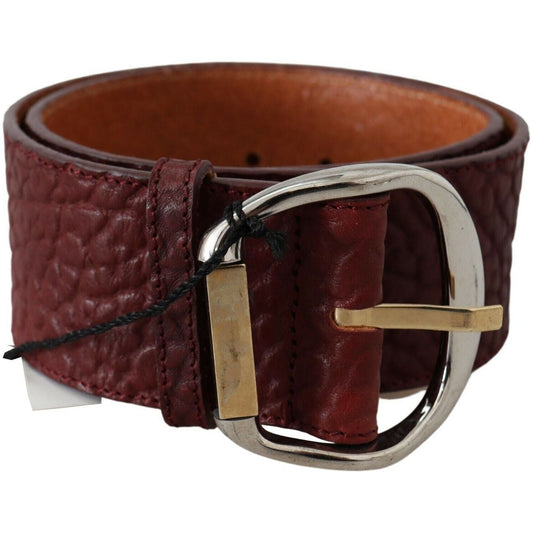 GF Ferre Elegant Brown Leather Fashion Belt GF Ferre Dark Slate Gray