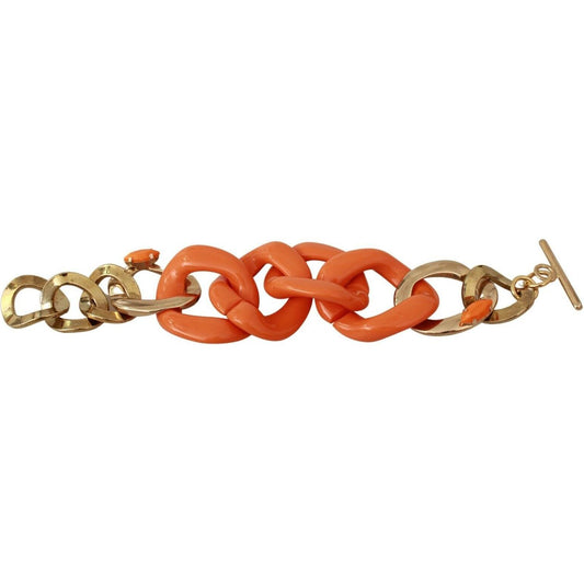 Ermanno Scervino Orange Statement Bracelet WOMAN BRACELET Ermanno Scervino Chocolate