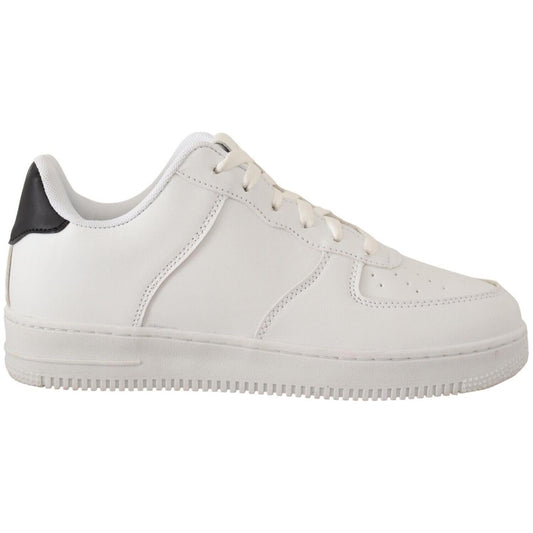 SIGNS Chic White Leather Low Top Sneakers MAN SNEAKERS SIGNS Light Gray