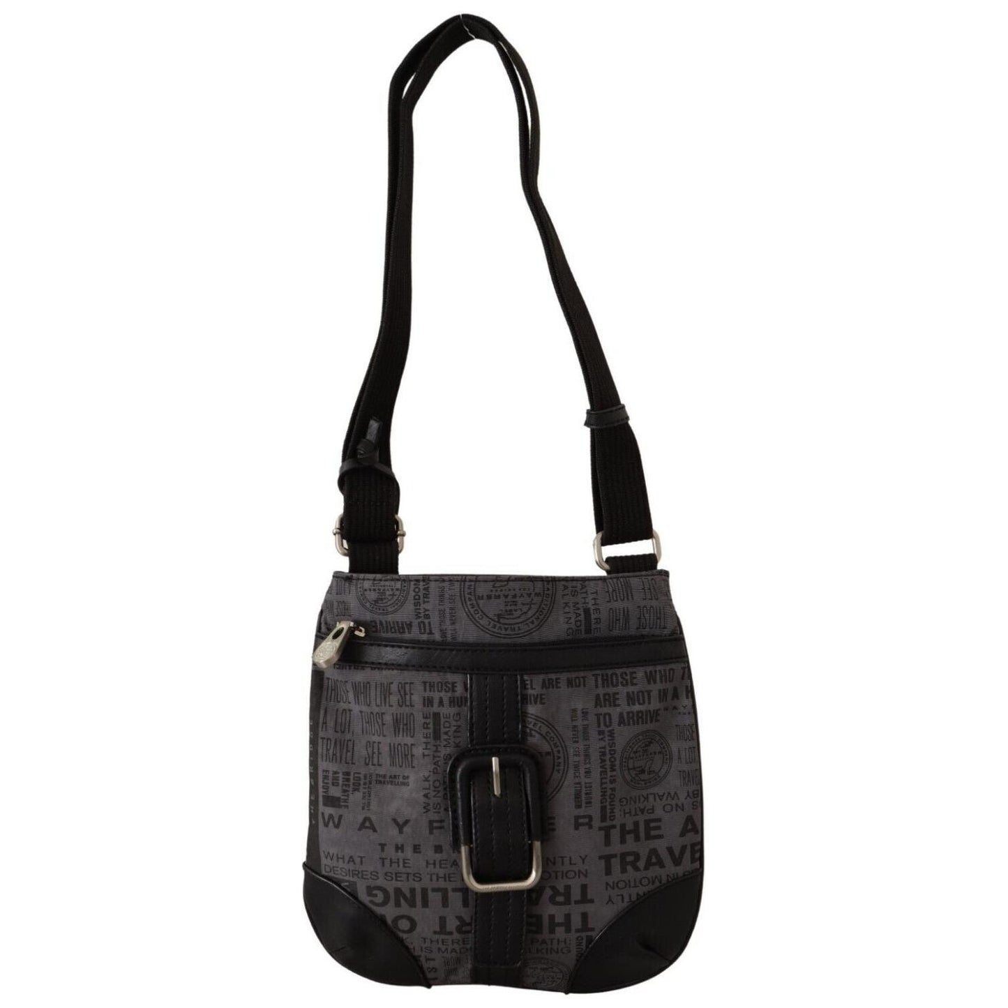 WAYFARER Gray Printed Logo Shoulder Crossbody Purse Bag 1728,67345645728,Bags,Crossbody Bags - Bags,Crossbody Bags - Women - Bags,Gray,Material: Fabric,New with tags,WAYFARER,Women,Women - Bags