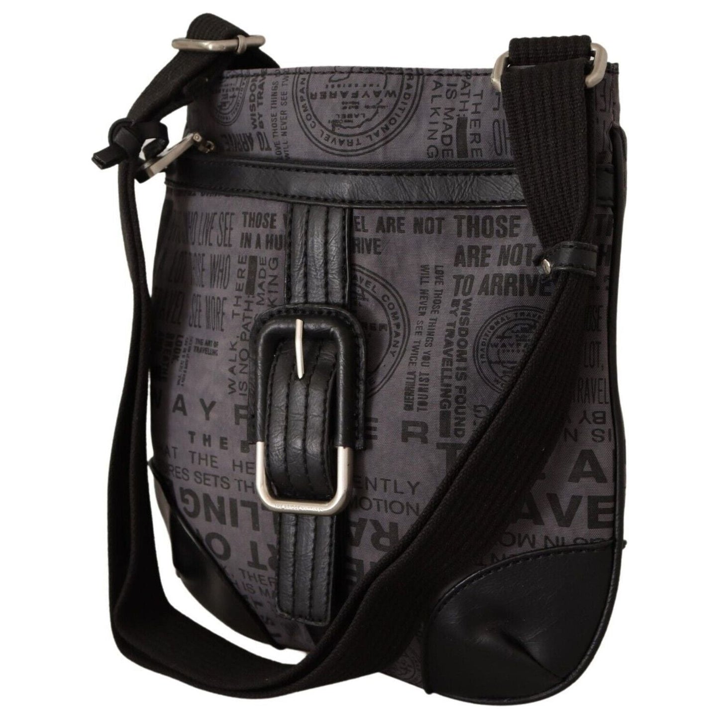 WAYFARER Gray Printed Logo Shoulder Crossbody Purse Bag 1728,67345645728,Bags,Crossbody Bags - Bags,Crossbody Bags - Women - Bags,Gray,Material: Fabric,New with tags,WAYFARER,Women,Women - Bags