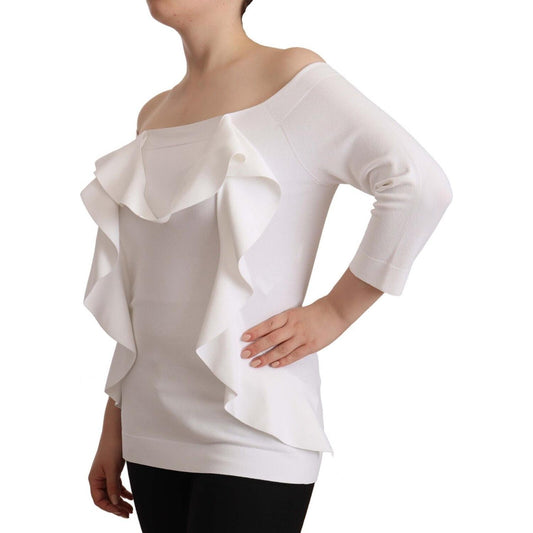 EXTERIOR Chic Off-Shoulder Long Sleeve Blouse WOMAN TOPS AND SHIRTS EXTERIOR Gray