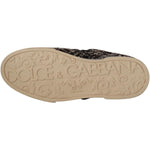 Dolce & Gabbana Silver Elegance Leather Sneakers Dolce & Gabbana Rosy Brown