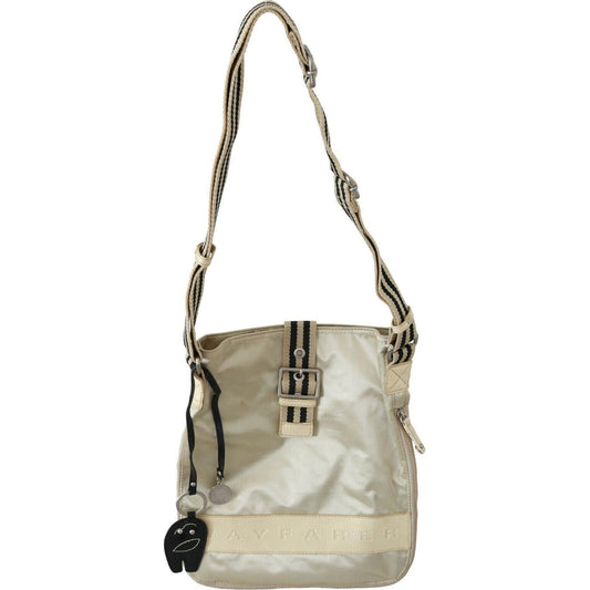 WAYFARER Chic Beige Fabric Handbag WOMAN TOTES WAYFARER Dark Gray