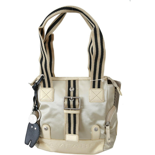 WAYFARER Chic Beige Fabric Handbag WOMAN TOTES WAYFARER Dark Gray