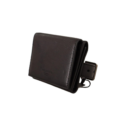 Dolce & Gabbana Elegant Trifold Leather Multi Kit Accessory WOMAN WALLETS Dolce & Gabbana Dark Slate Gray