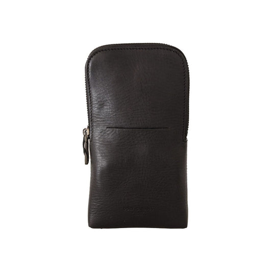 Dolce & Gabbana Elegant Black Leather Double-Strap Multi Kit Dolce & Gabbana Dark Slate Gray
