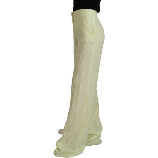 MSGM High-Waist Straight-Leg Chic Trousers MSGM Dark Gray
