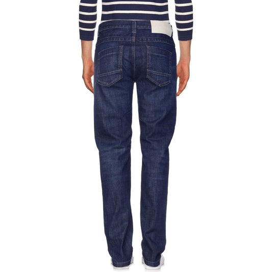 Bikkembergs Blue Cotton Men Jean Bikkembergs Dark Slate Gray