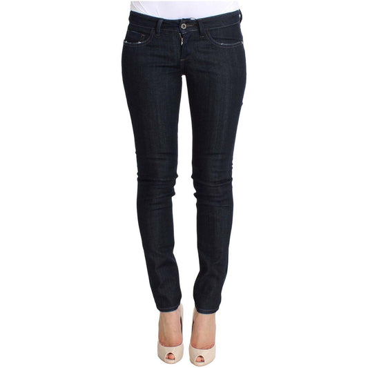 Costume National Chic Slim Fit Skinny Blue Jeans Costume National Black