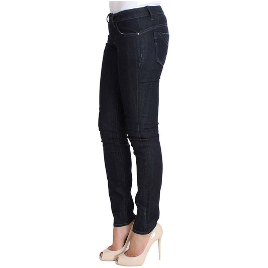 Costume National Chic Slim Fit Skinny Blue Jeans Costume National Black