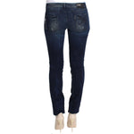 Costume National Blue Wash Cotton Slim Fit Skinny Jeans SIG30217-1