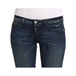 Costume National Blue Wash Cotton Slim Fit Skinny Jeans SIG30217-1