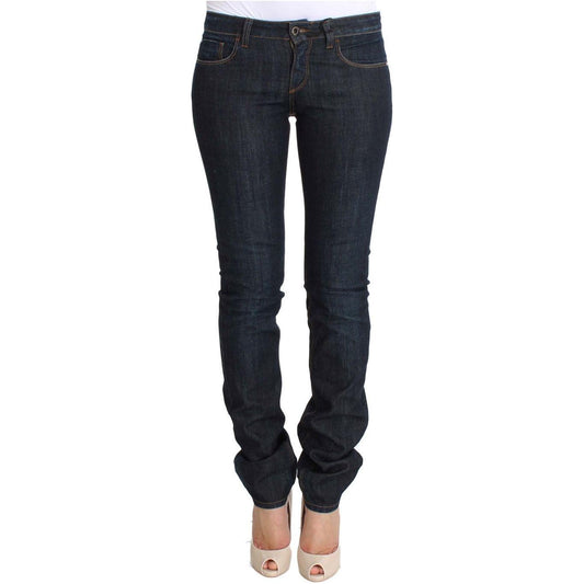 Costume National Chic Slim Fit Skinny Designer Jeans Costume National Dark Slate Gray