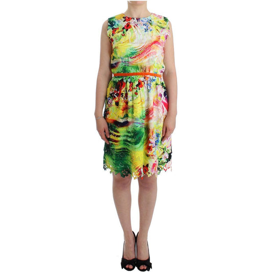 Lanre Da Silva Ajayi Multicolor Sheath Dress - Artful Elegance Lanre Da Silva Ajayi Rosy Brown