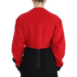 KAALE SUKTAE Elegant Cropped Artisan Jacket Coats & Jackets KAALE SUKTAE Black