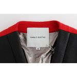 KAALE SUKTAE Elegant Cropped Artisan Jacket Coats & Jackets KAALE SUKTAE Black
