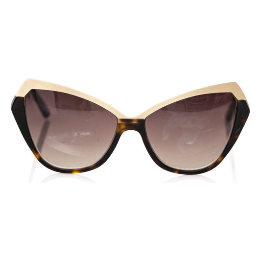 Frankie Morello Black Acetate Women's Sunglass Frankie Morello Dim Gray