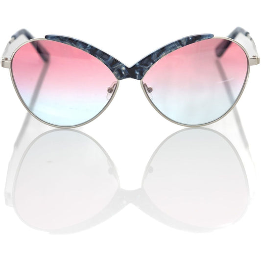 Frankie Morello Blue Metallic Women Sunglasses Frankie Morello Misty Rose