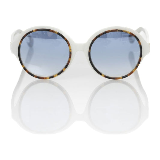 Frankie Morello White Acetate Women's Sunglass Frankie Morello Light Gray