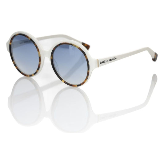 Frankie Morello White Acetate Women's Sunglass Frankie Morello Light Gray