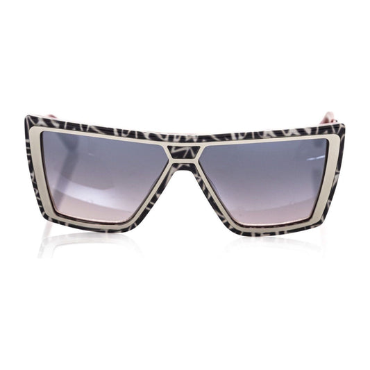 Frankie Morello Black Acetate Womens Sunglass Frankie Morello Light Slate Gray
