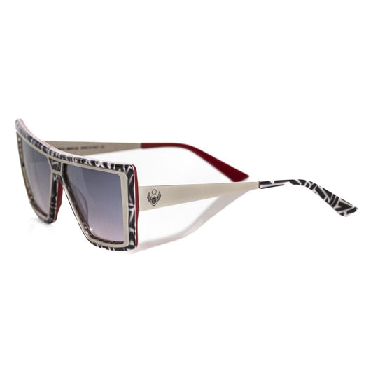 Frankie Morello Black Acetate Womens Sunglass Frankie Morello Gray