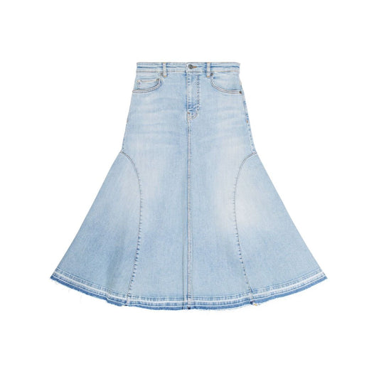 Ganni Flared denim skirt Skirts
