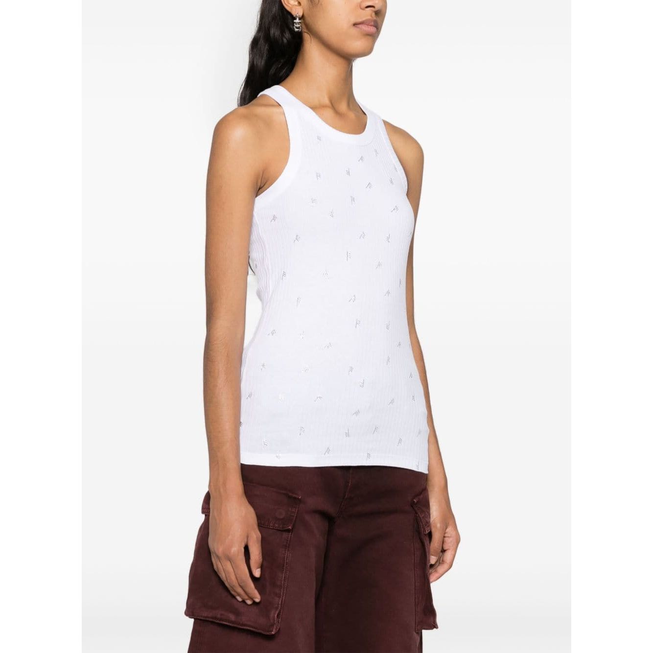 The Attico Top White Topwear