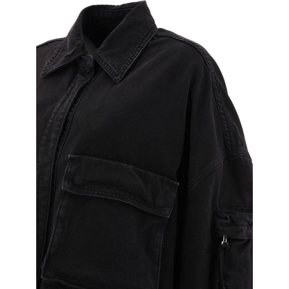 The Attico Coats Black Jackets