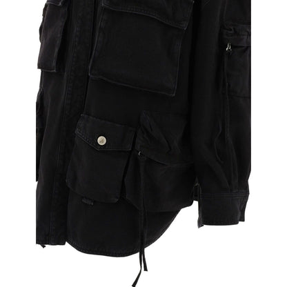 The Attico Coats Black Jackets