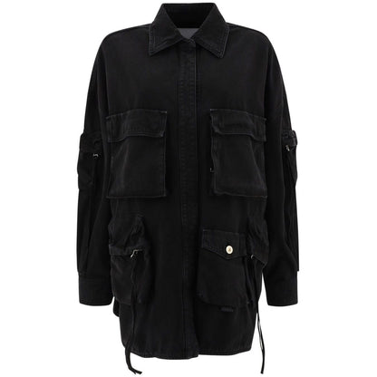 The Attico Coats Black Jackets