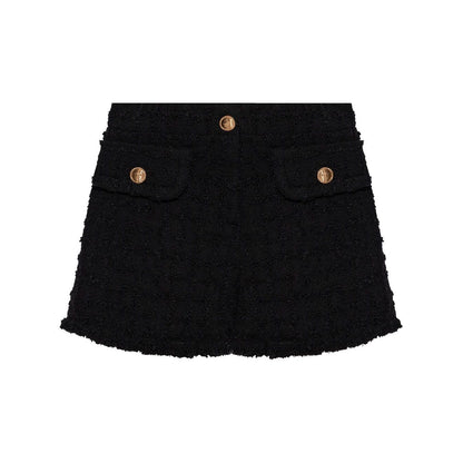 Versace Heritage tweed mini shorts Short trousers
