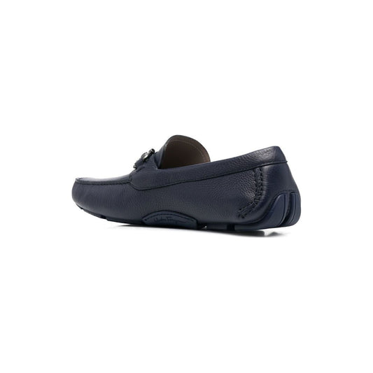Ferragamo Gancini leather loafers