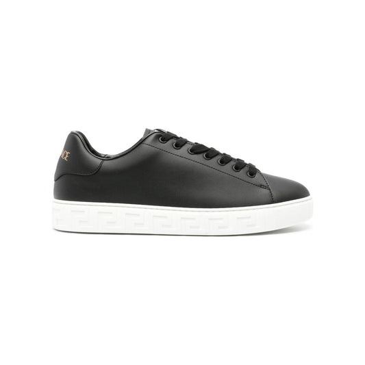 Versace greca faux leather sneakers