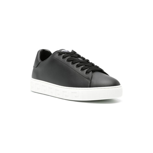 Versace greca faux leather sneakers