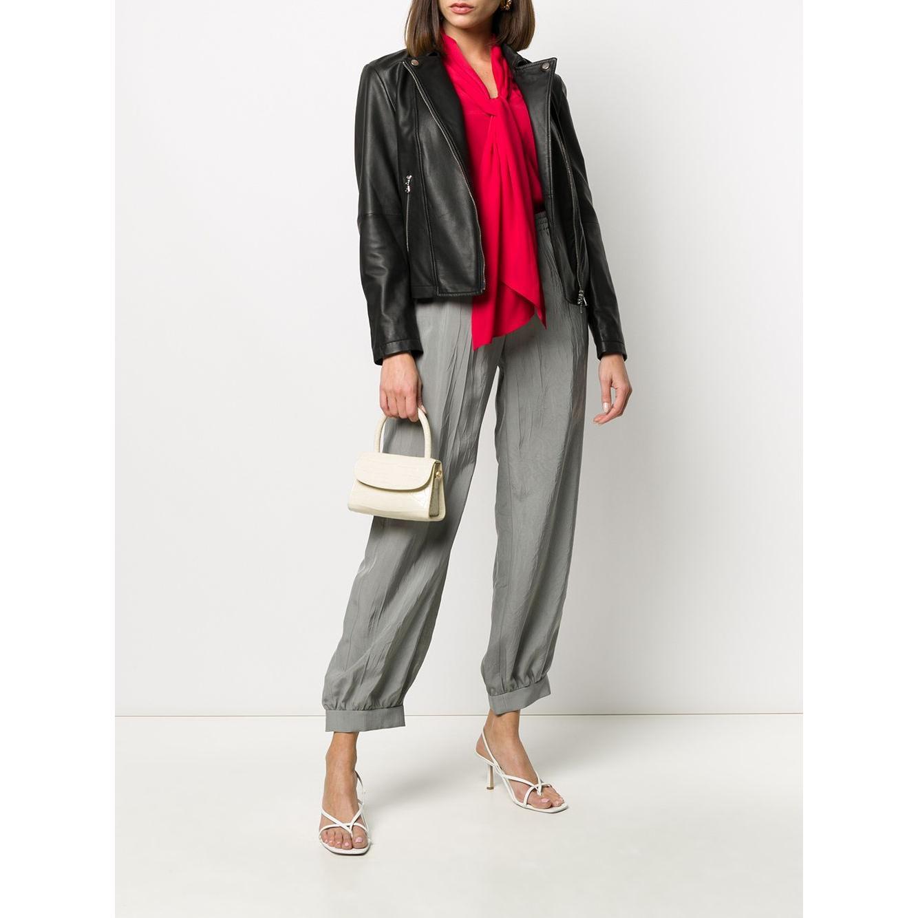 Emporio Armani Zip Up Biker Jacket